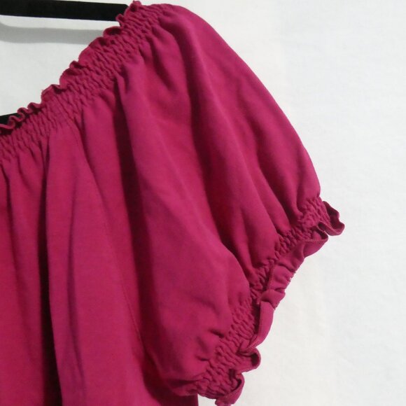 CROFT & BARROW Stretch | large | Women's Pink Blouse - Picture 11 of 16